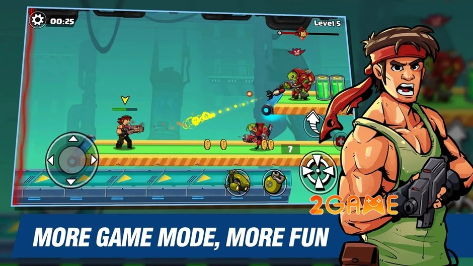 Metal Militia – Battle Arena, tựa game bắn súng platform 2D tốc độ cao