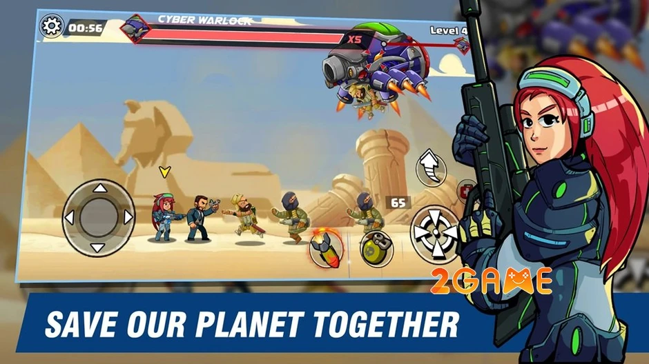 Metal Militia – Battle Arena, tựa game bắn súng platform 2D tốc độ cao