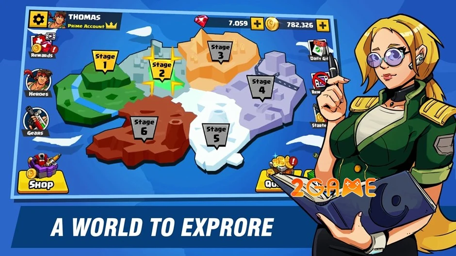 Metal Militia – Battle Arena, tựa game bắn súng platform 2D tốc độ cao