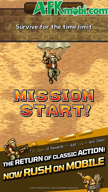 METAL SLUG RUSH game hành động sinh tồn roguelike đơn giản METAL SLUG RUSH game hành động sinh tồn roguelike đơn giản