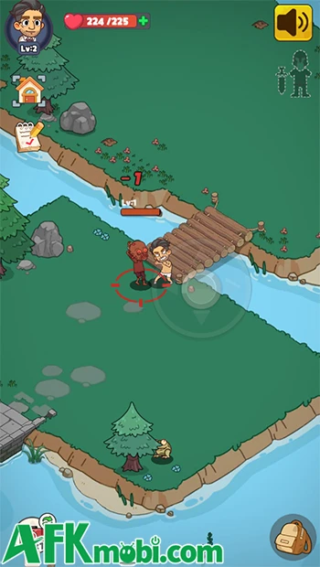 Mini Survival Zombie Fight cho bạn sinh tồn và gầy dựng căn cứ
