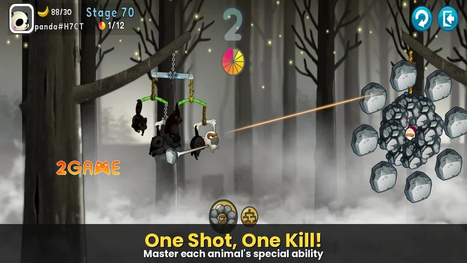 Monkey Battle: Swing Shot – Dùng Trọng Lực Viết Lại Luật Chơi Sinh Tồn