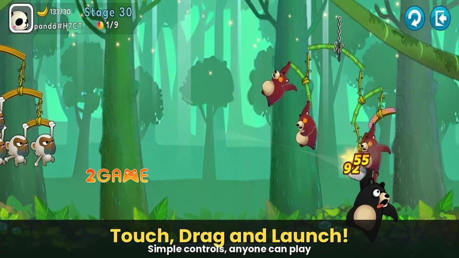 Monkey Battle: Swing Shot – Dùng Trọng Lực Viết Lại Luật Chơi Sinh Tồn