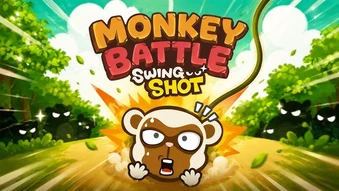 Monkey Battle: Swing Shot – Game bắn ná khỉ hài hước trên mobile