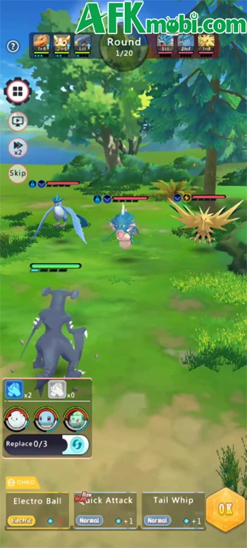 Monster Tactic game đấu thú chiến thuật 3v3 lấy chủ đề Pokémon