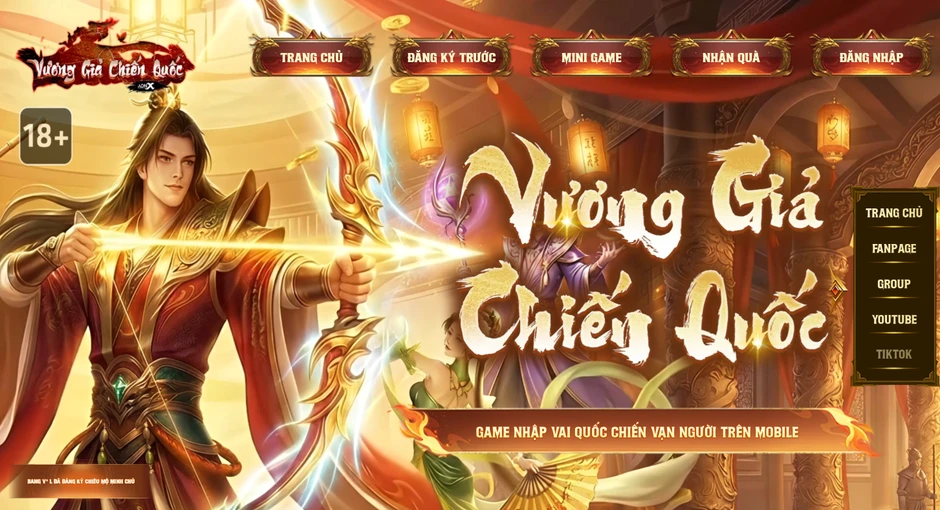 Một tựa game Quốc Chiến chính thức mở cổng Landing đăng ký sớm
