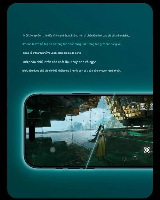 Một tựa game tận dụng sức mạnh đồ họa iPhone 17 Pro khiến cộng đồng game thủ mê mẩn, Ray Tracing sẽ đỉnh như thế nào? Một tựa game tận dụng sức mạnh đồ họa iPhone 17 Pro khiến cộng đồng game thủ mê mẩn, Ray Tracing sẽ đỉnh như thế nào?