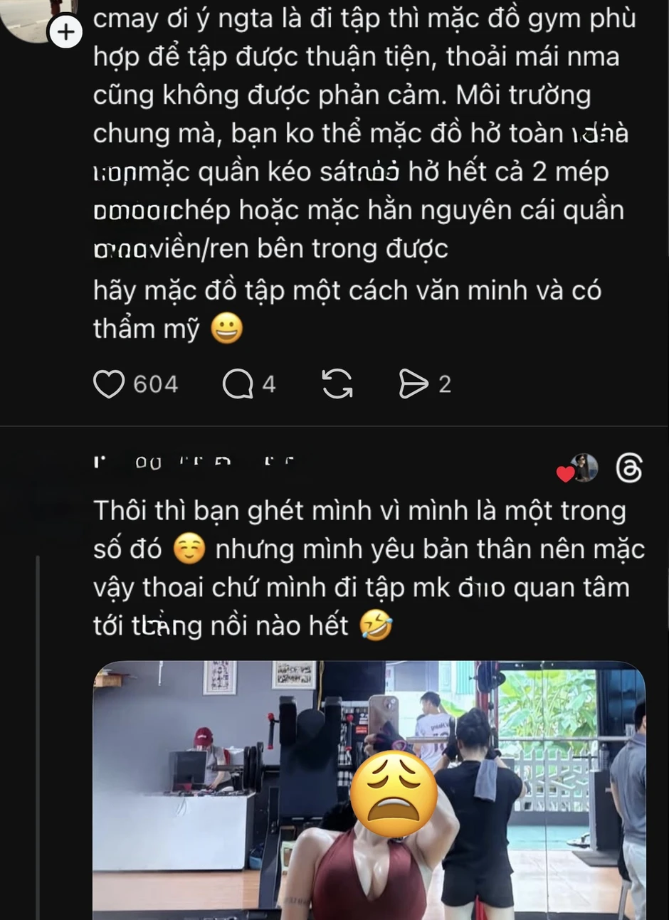 Nam thanh niên than phiền "dị ứng" với các cô nàng gymer hở hang, CĐM tranh cãi không hồi kết