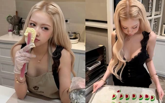 Nàng thơ vào bếp, Rosé Việt Nam khiến netizen "tan chảy" vì quá ngọt ngào!
