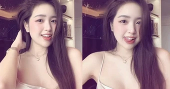 Ngẫu nhiên chụp màn hình từ clip, hot girl vẫn "nét căng", xinh đẹp chuẩn "cực phẩm" nhan sắc