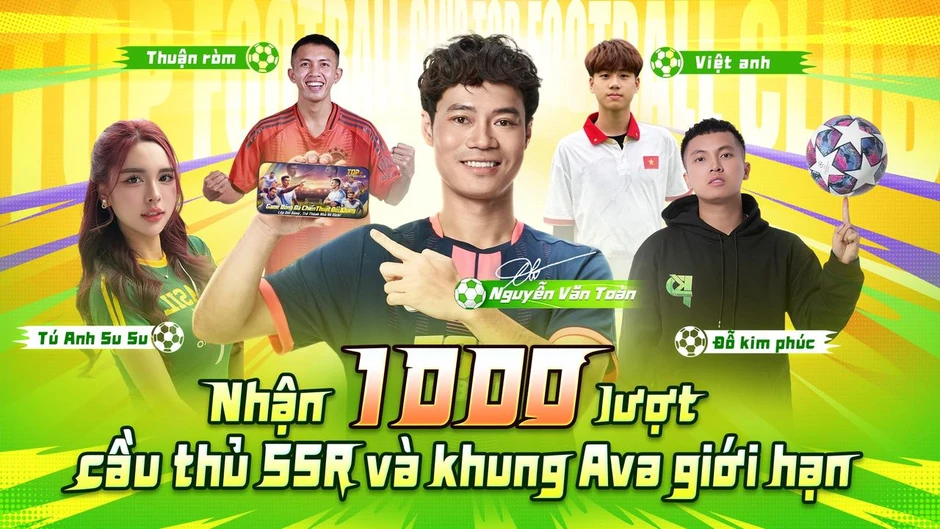 Nguyễn Văn Toàn bất ngờ gia nhập Top Football Club chính thức ra mắt hôm nay!