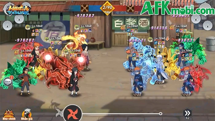 Nhẫn Giả Tối Thượng game đấu tướng chủ đề Naruto từ Dev Việt