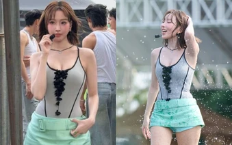 Nhan sắc gái xinh không cần "thiếu vải" vẫn thiêu đốt mọi ánh nhìn với mốt đi biển kín đáo đầy quyến rũ