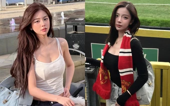 Nhan sắc từng được ví như "Yena phiên bản thực", gái xinh nay lại khiến fan MU "đổ gục"