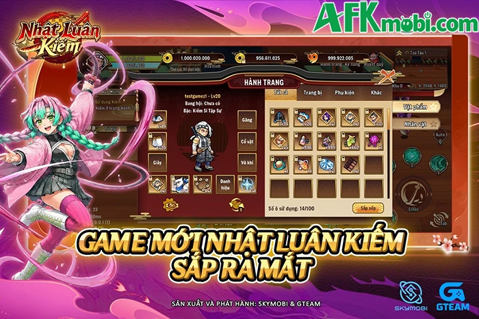 Nhật Luân Kiếm game MMORPG chủ đề Thanh Gươm Diệt Quỷ
