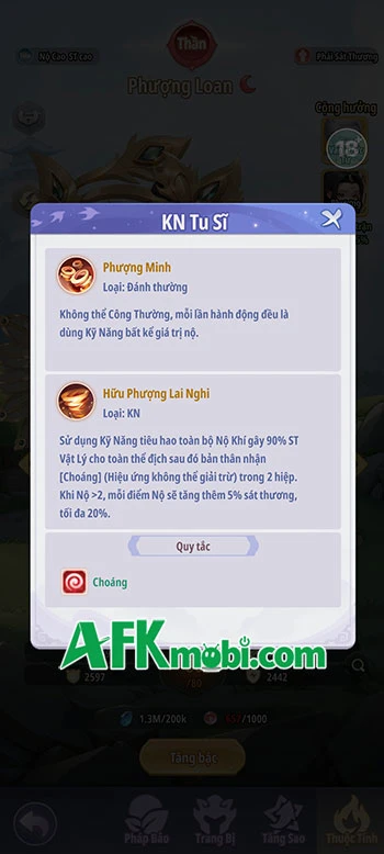 Những điều lưu ý khi xây dựng đội hình trong Tiên Nghịch Mobile