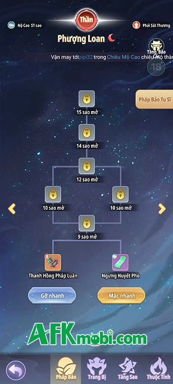 Những điều lưu ý khi xây dựng đội hình trong Tiên Nghịch Mobile