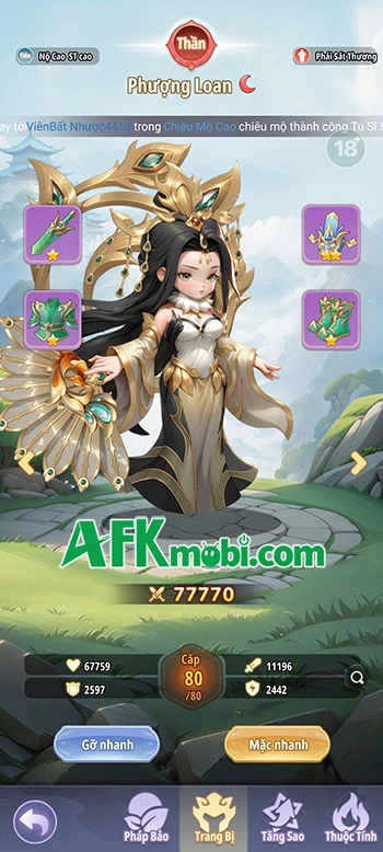 Những điều lưu ý khi xây dựng đội hình trong Tiên Nghịch Mobile