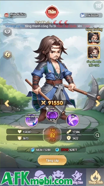 Những vị tướng đáng đầu tư ở đầu game Tiên Nghịch Mobile