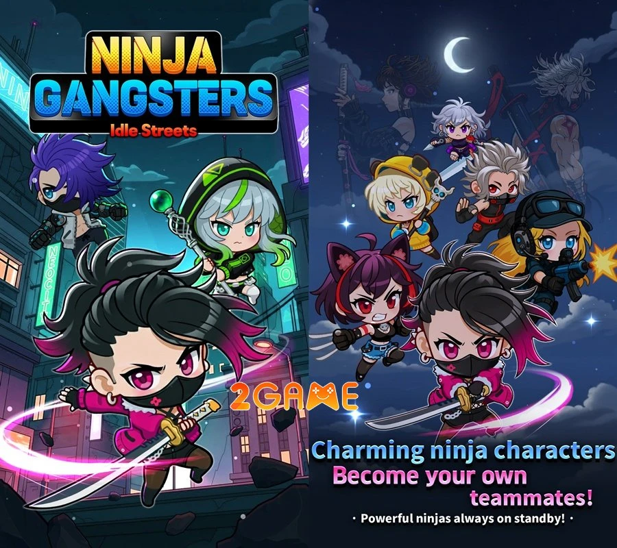 Ninja Gangsters: Idle Streets - Trải nghiệm thị giác ấn tượng và chiến thuật độc đáo cho trò chơi idle Ninja Gangsters: Idle Streets - Trải nghiệm thị giác ấn tượng và chiến thuật độc đáo cho trò chơi idle