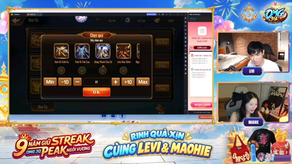 Levi và Mao Hie khám phá Túi Chọn Thời Trang Ám Kim của OMG 3Q - VNG Levi và Mao Hie khám phá Túi Chọn Thời Trang Ám Kim của OMG 3Q - VNG