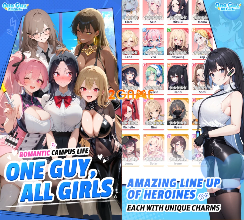 One Guy All Girl – Hóa thân thành nữ sinh đại học và tiêu diệt quái vật One Guy All Girl – Hóa thân thành nữ sinh đại học và tiêu diệt quái vật