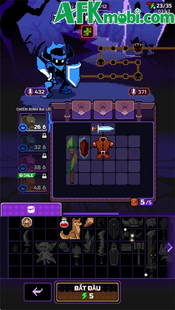 Overgeared Hero: Merge RPG - Sắp xếp balo và hợp nhất trang bị