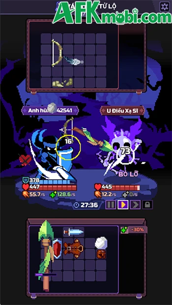 Overgeared Hero: Merge RPG - Sắp xếp balo và hợp nhất trang bị