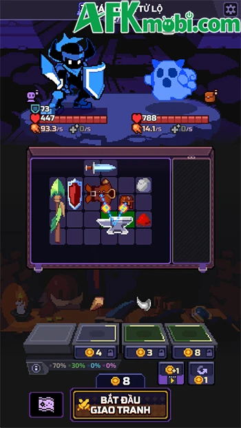 Overgeared Hero: Merge RPG - Sắp xếp balo và hợp nhất trang bị