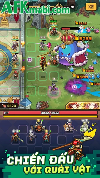Pixel Defenders: Merge TD Game với lối chơi phòng thủ đơn giản