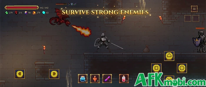 Pixel Souls cho người chơi chiến đấu khám phá hầm ngục tối