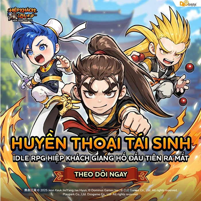 PlayPark hợp tác cùng CLE Games chuẩn bị ra mắt Hiệp Khách Idle: Hỏa Long Bất Tử trên toàn ĐNÁ