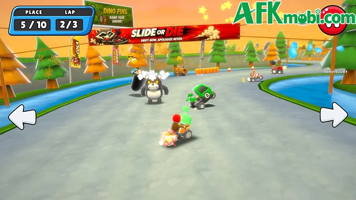 Race Riot: Car Crash game đua xe phong cách arcade vui nhộn