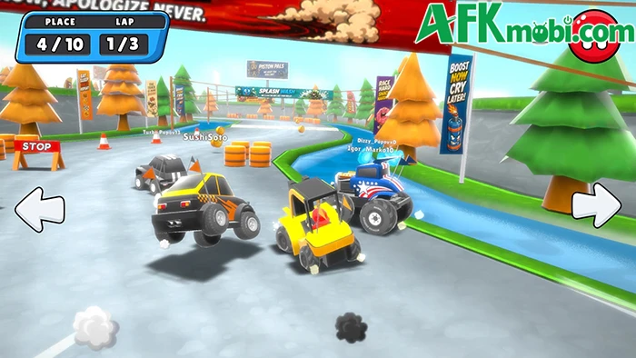 Race Riot: Car Crash game đua xe phong cách arcade vui nhộn
