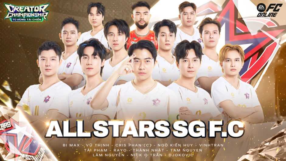Refund Gaming, SBTC và Ngôi Sao Sân Cỏ nâng cấp lực lượng, sẵn sàng cạnh tranh ngôi vương của All Star SG F.C tại FC Online Creator Championship - Tứ hùng đại chiến Refund Gaming, SBTC và Ngôi Sao Sân Cỏ nâng cấp lực lượng, sẵn sàng cạnh tranh ngôi vương của All Star SG F.C tại FC Online Creator Championship - Tứ hùng đại chiến