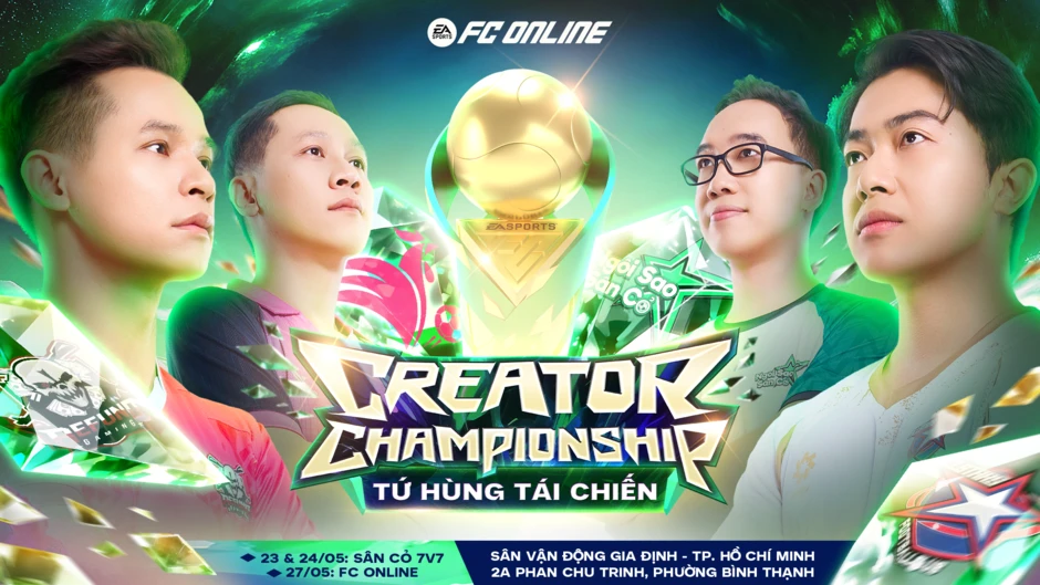 Refund Gaming, SBTC và Ngôi Sao Sân Cỏ nâng cấp lực lượng, sẵn sàng cạnh tranh ngôi vương của All Star SG F.C tại FC Online Creator Championship - Tứ hùng đại chiến Refund Gaming, SBTC và Ngôi Sao Sân Cỏ nâng cấp lực lượng, sẵn sàng cạnh tranh ngôi vương của All Star SG F.C tại FC Online Creator Championship - Tứ hùng đại chiến