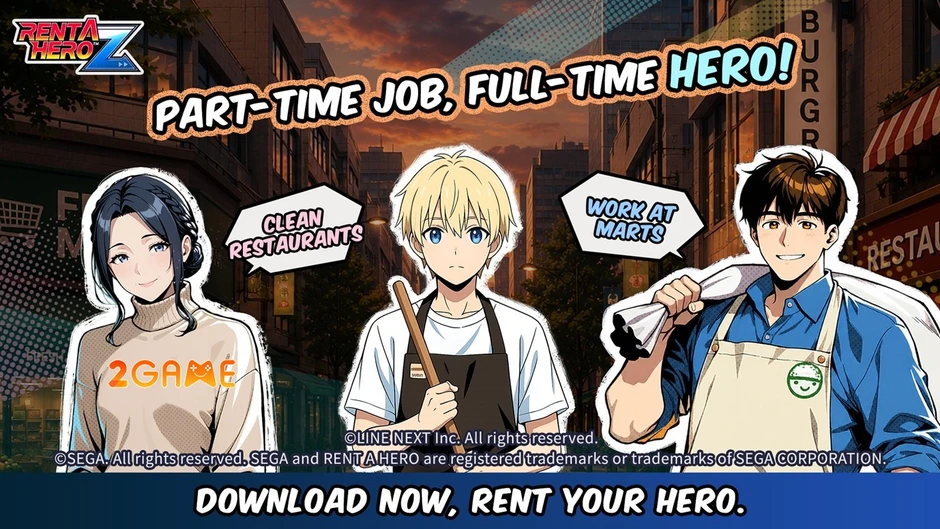 Rent A Hero Z - Làm Thu Ngân Để Có Tiền Làm Siêu Anh Hùng