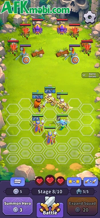 Rush Hero: AFK Legends RPG game chiến thuật cờ tự động Rush Hero: AFK Legends RPG game chiến thuật cờ tự động