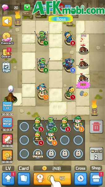 Rush Royale Tower Defense cần người chơi bảo vệ một quả trứng