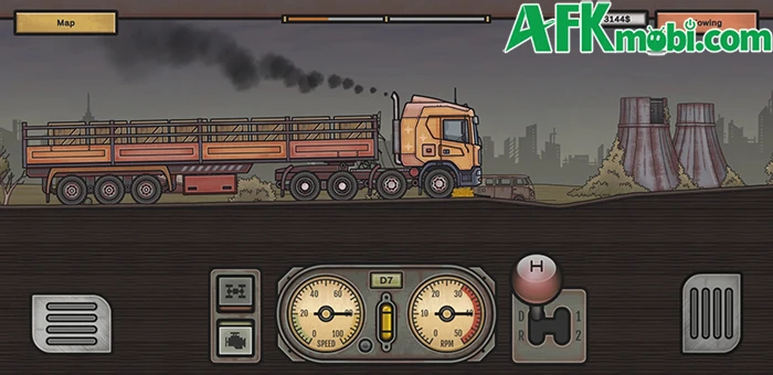 Rust Truck: Wasteland Delivery game mô phỏng lái xe tải 2D