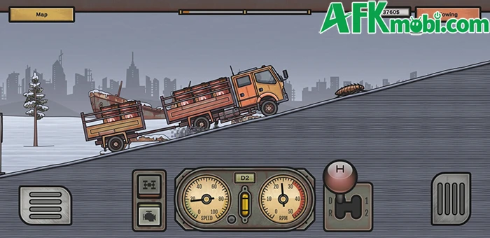 Rust Truck: Wasteland Delivery game mô phỏng lái xe tải 2D