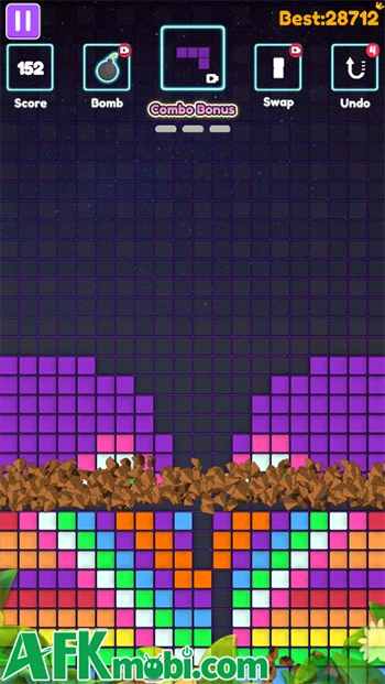 Sand Blast game giải đố xếp khối với hiệu ứng vật lý của cát