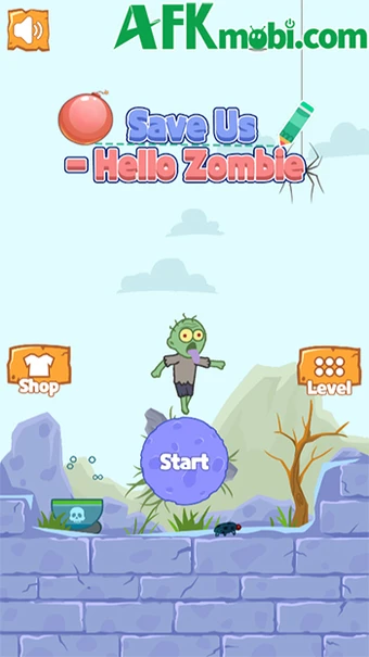 Save Us Hello Zombie cho bạn vẽ để quả bom lăn tới nổ thây ma