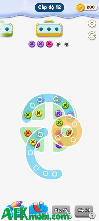 Screw Jam Puzzle game giải đố xếp ốc vít vào hộp có cùng màu Screw Jam Puzzle game giải đố xếp ốc vít vào hộp có cùng màu