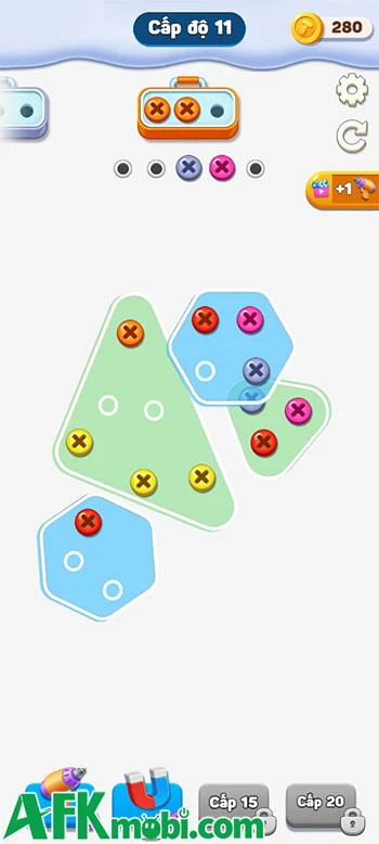 Screw Jam Puzzle game giải đố xếp ốc vít vào hộp có cùng màu Screw Jam Puzzle game giải đố xếp ốc vít vào hộp có cùng màu