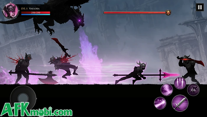Shadow Requiem: Demon Darkness game hành động chặt chém
