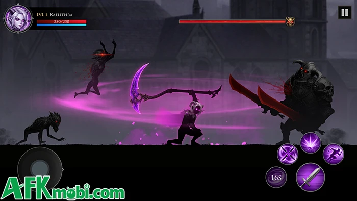 Shadow Requiem: Demon Darkness game hành động chặt chém
