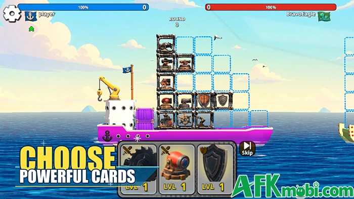 Ship Clash: Pirate Defense game chiến thuật 1v1 đấu tự động