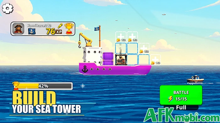 Ship Clash: Pirate Defense game chiến thuật 1v1 đấu tự động