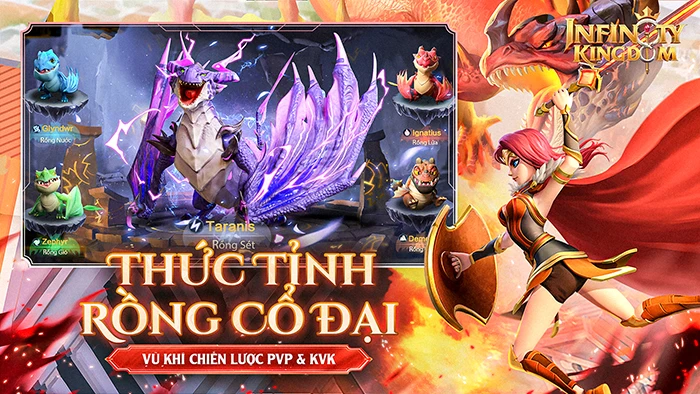 Siêu phẩm Infinity Kingdom chính thức được Funtap phát hành tại Việt Nam